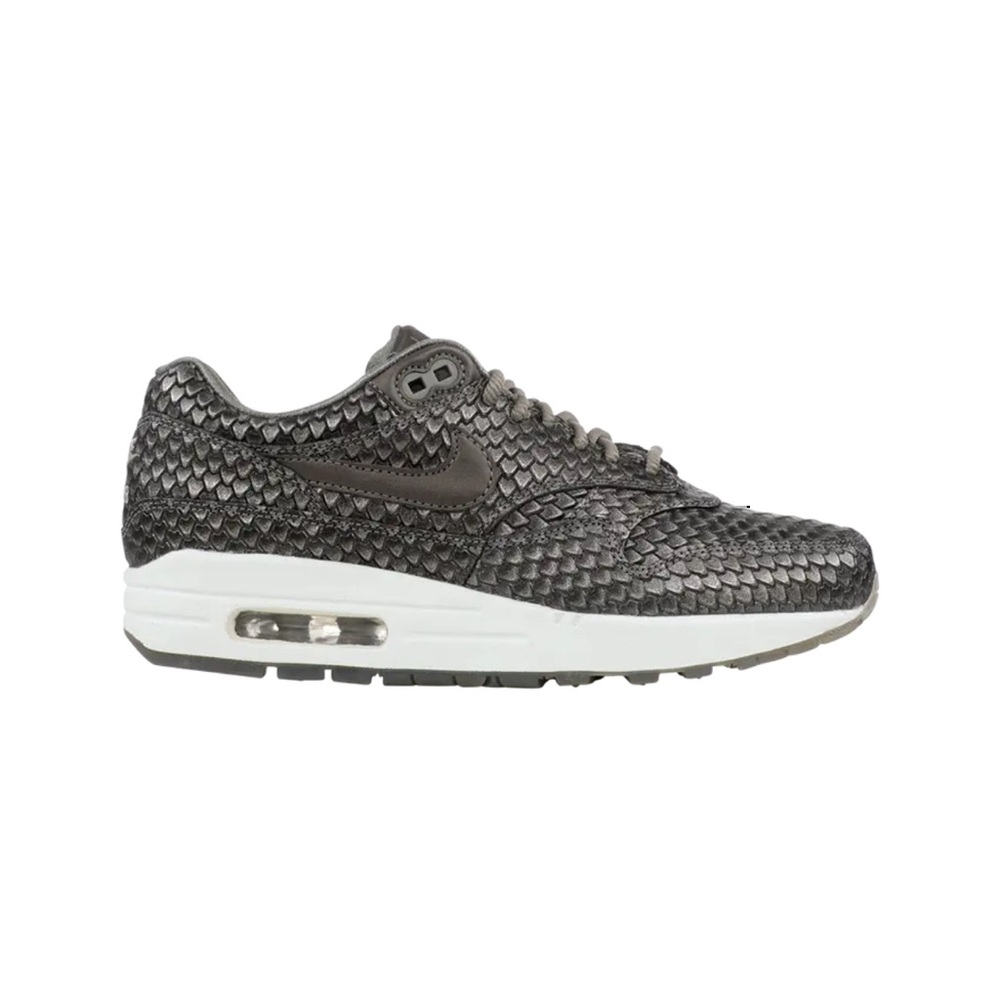Nike Air Max 1 Premium metallic reptile Sneakers size 7